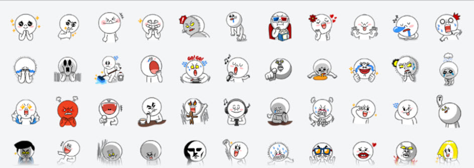 Line stickers
