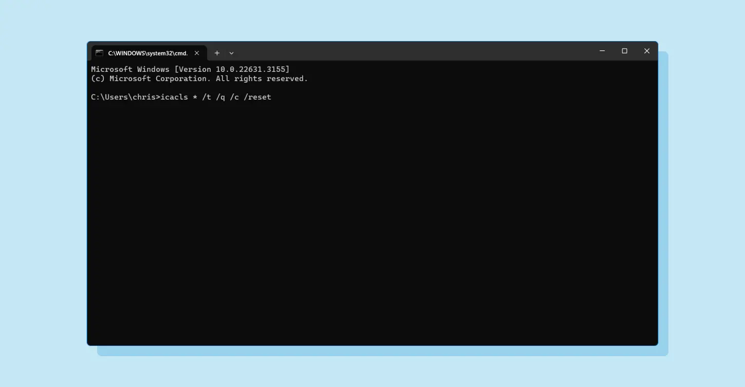 Windows command prompt